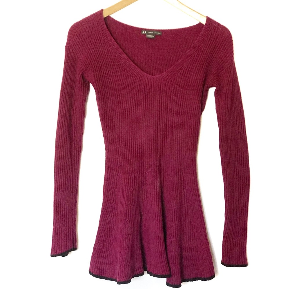 Armani Exchange▫️knit v-neck sweater